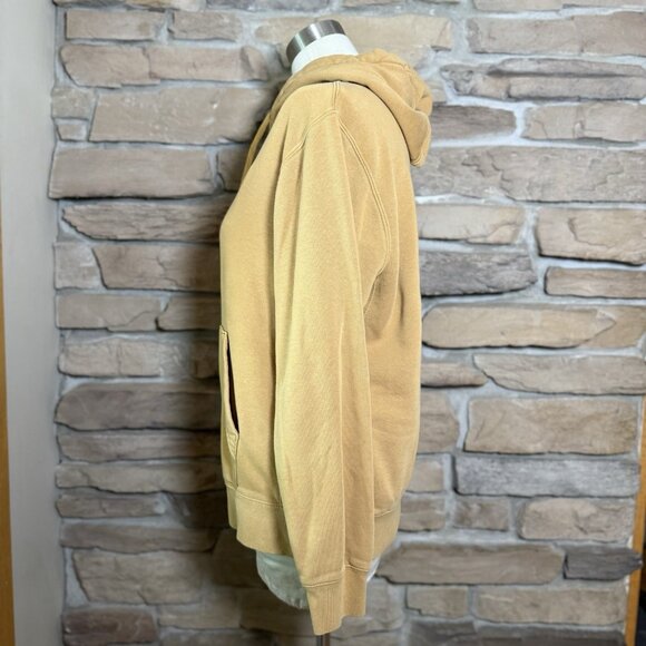 Nike Men’s Hoodie Pullover Sweatshirt Tan Yellow M Medium BV2654-722 - Picture 2 of 6